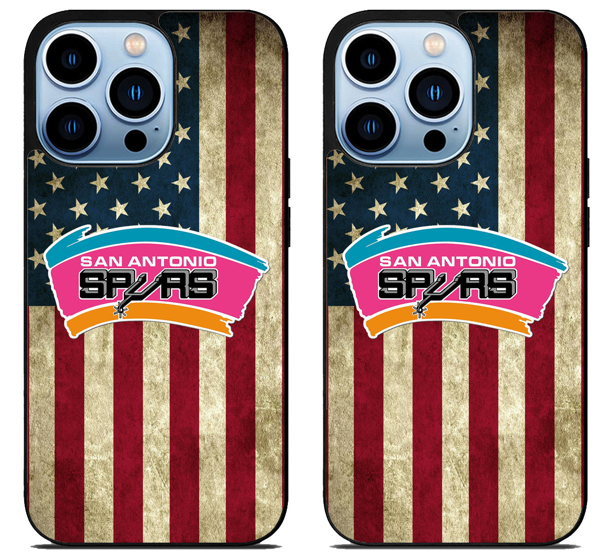 San Antonio Spurs Flag iPhone 15 Pro | iPhone 15 Pro Max Case