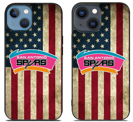 San Antonio Spurs Flag iPhone 15 | iPhone 15 Plus Case