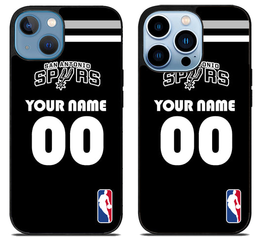Custom Personalized San Antonio Spurs NBA iPhone 13 | 13 Mini | 13 Pro | 13 Pro Max Case