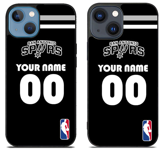 Custom Personalized San Antonio Spurs NBA iPhone 15 | iPhone 15 Plus Case
