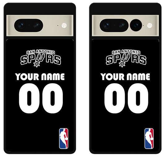 Custom Personalized San Antonio Spurs NBA Google Pixel 7 | 7 Pro Case