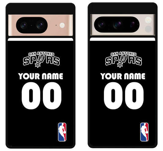 Custom Personalized San Antonio Spurs NBA Google Pixel 8 | 8 Pro Case