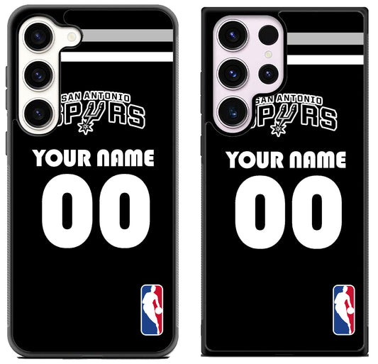 Custom Personalized San Antonio Spurs NBA Samsung Galaxy S23 | S23+ | S23 Ultra Case