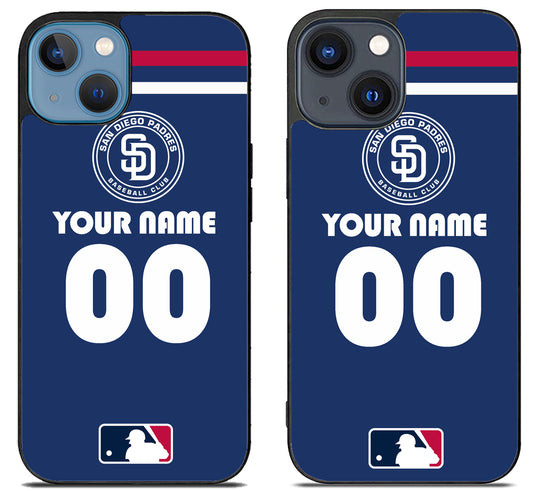 Custom Personalized San Diego Padres MLB iPhone 15 | iPhone 15 Plus Case