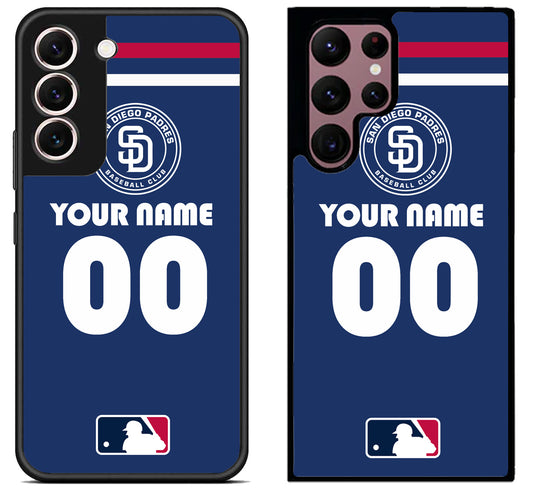 Custom Personalized San Diego Padres MLB Samsung Galaxy S22 | S22+ | S22 Ultra Case