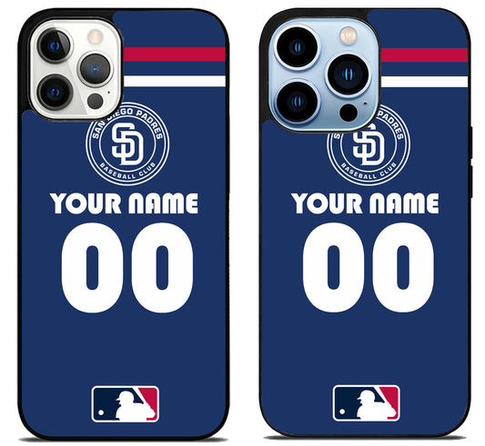 Custom Personalized San Diego Padres MLB iPhone 15 Pro | iPhone 15 Pro Max Case
