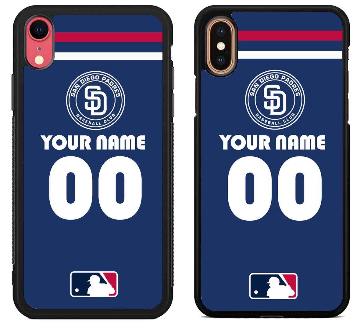 Custom Personalized San Diego Padres MLB iPhone X | Xs | Xr | Xs Max Case