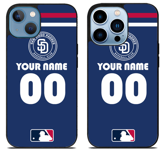 Custom Personalized San Diego Padres MLB iPhone 13 | 13 Mini | 13 Pro | 13 Pro Max Case