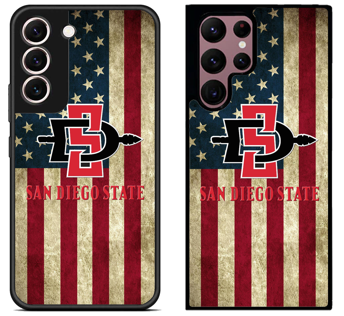 San Diego State Aztecs Flag Samsung Galaxy S22 | S22+ | S22 Ultra Case