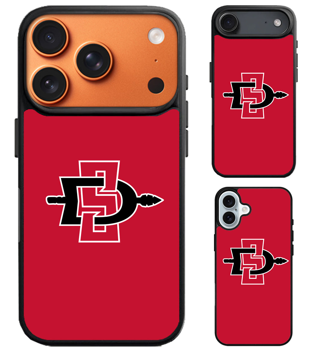 San Diego State Aztecs Red iPhone Air | iPhone 17 | 17 Pro | 17 Pro Max Case