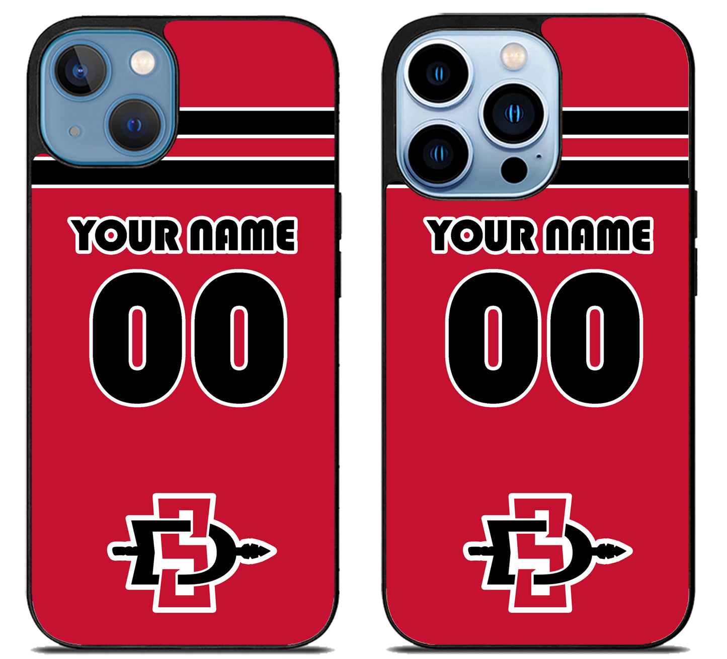 Custom Personalized San Diego State Aztecs iPhone 13 | 13 Mini | 13 Pro | 13 Pro Max Case