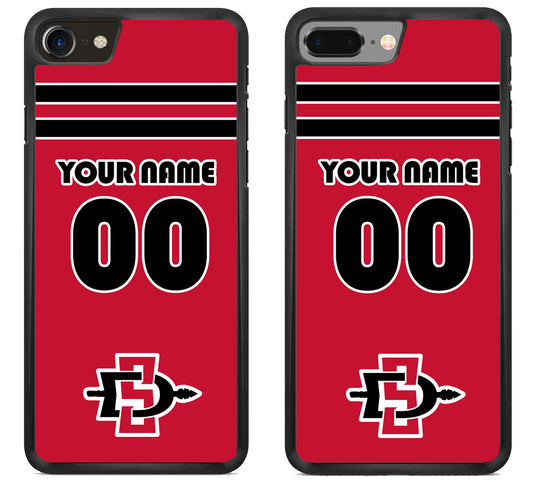 Custom Personalized San Diego State Aztecs iPhone 8 | 8 Plus Case