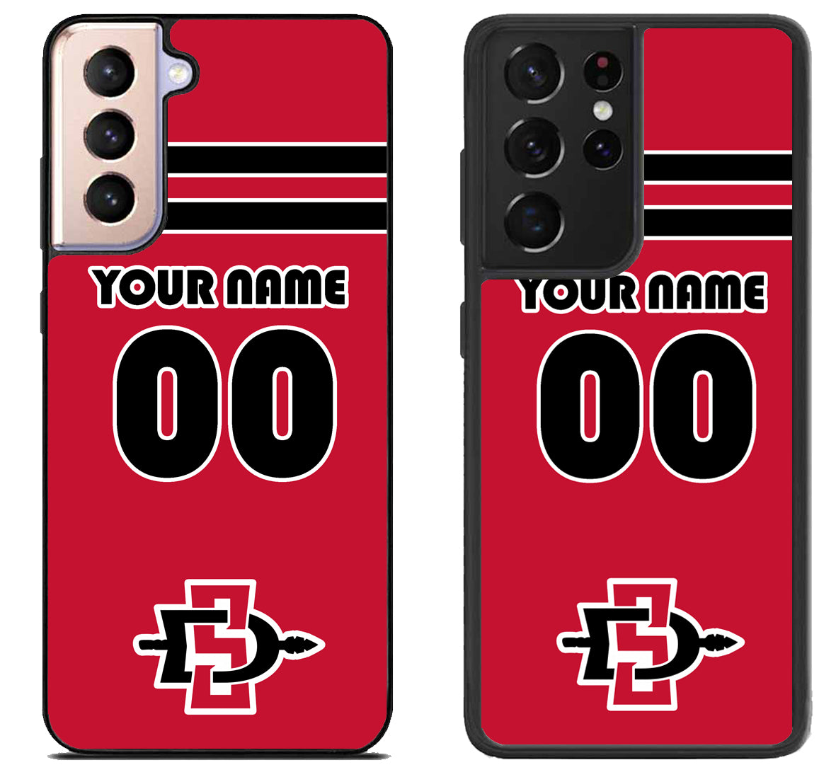 Custom Personalized San Diego State Aztecs Samsung Galaxy S21 | S21 FE | S21+ | S21 Ultra Case