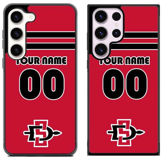Custom Personalized San Diego State Aztecs Samsung Galaxy S23 | S23+ | S23 Ultra Case