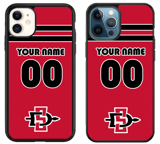 Custom Personalized San Diego State Aztecs iPhone 11 | 11 Pro | 11 Pro Max Case