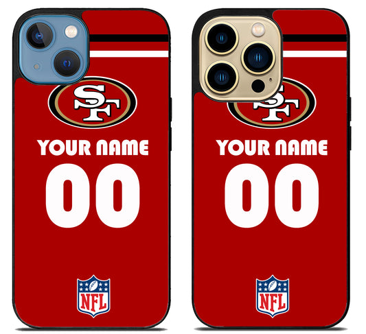 Custom Personalized San Francisco 49ers NFL iPhone 14 | 14 Plus | 14 Pro | 14 Pro Max Case