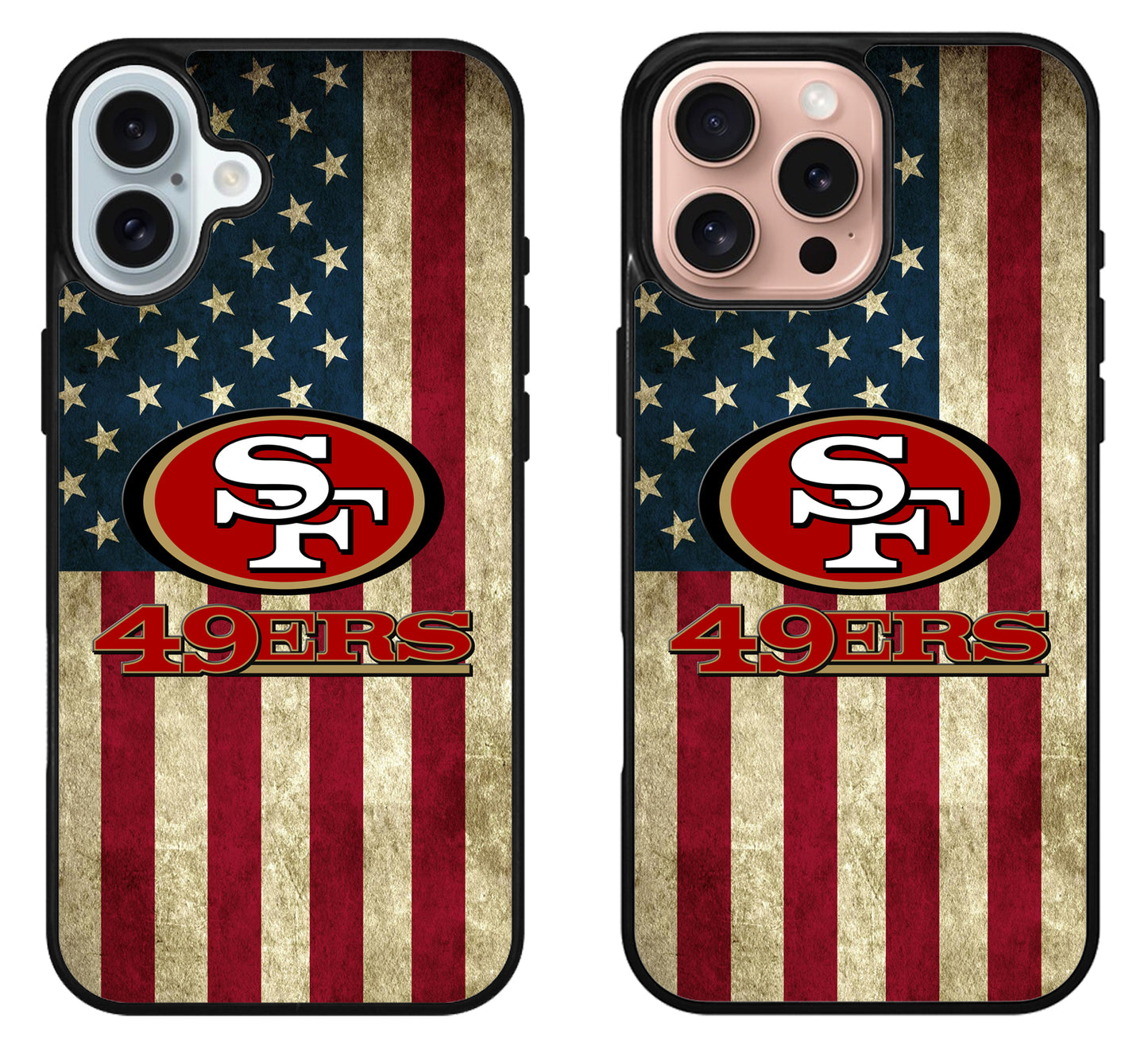 San Francisco 49ers Football Flag iPhone 16 | 16 Plus | 16 Pro | 16 Pro Max Case