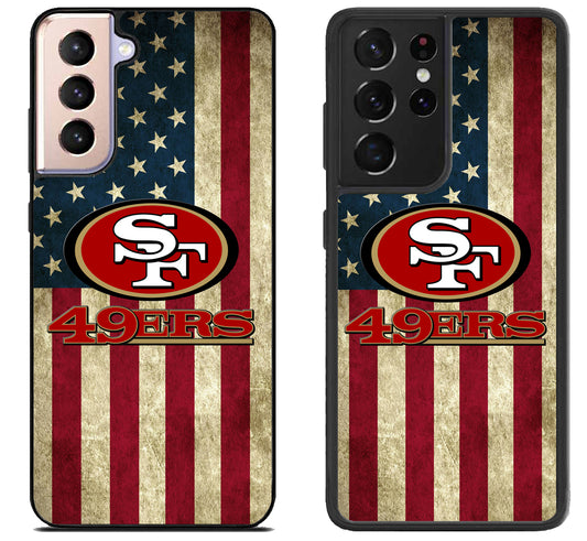 San Francisco 49ers Football Flag Samsung Galaxy S21 | S21 FE | S21+ | S21 Ultra Case