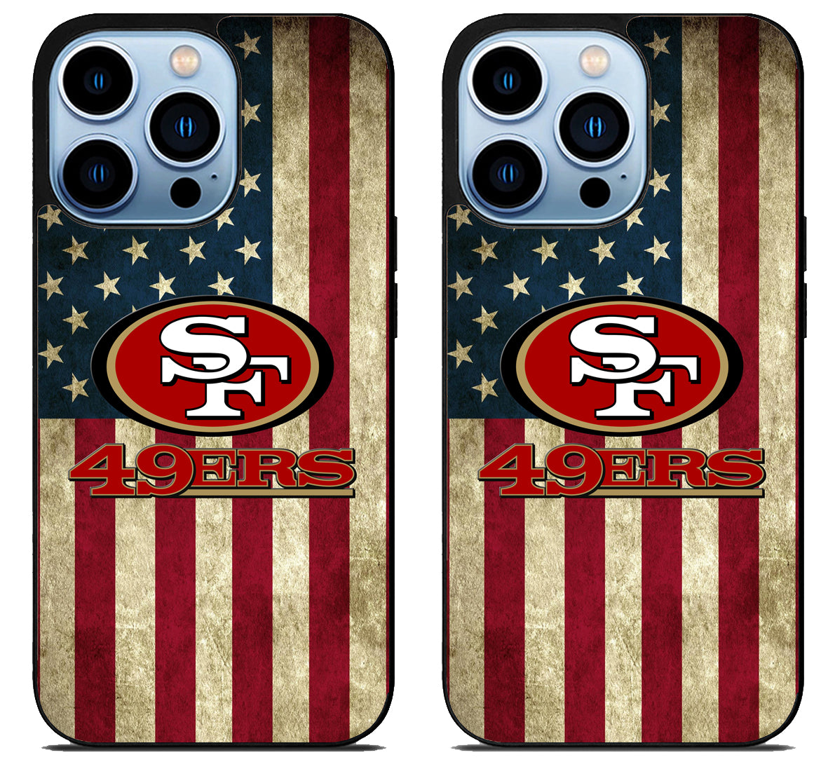 San Francisco 49ers Football Flag iPhone 15 Pro | iPhone 15 Pro Max Case