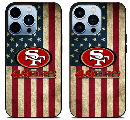 San Francisco 49ers Football Flag iPhone 15 Pro | iPhone 15 Pro Max Case