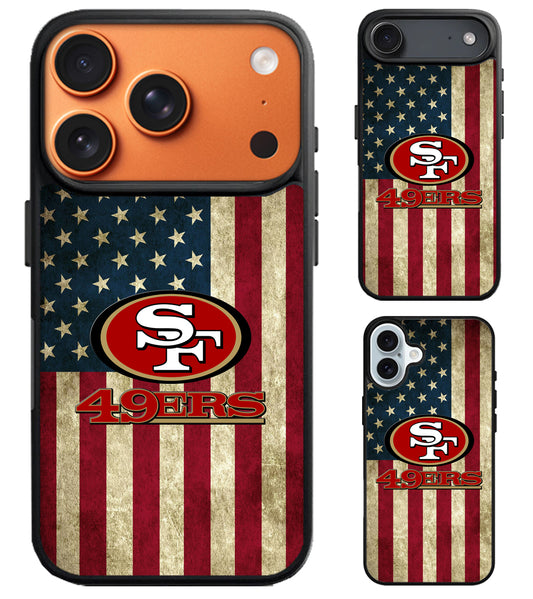 San Francisco 49ers Football Flag iPhone Air | iPhone 17 | 17 Pro | 17 Pro Max Case
