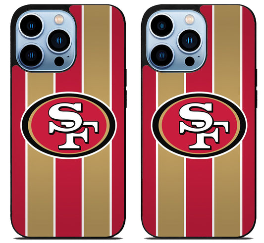 San Francisco 49ers Stripe iPhone 15 Pro | iPhone 15 Pro Max Case