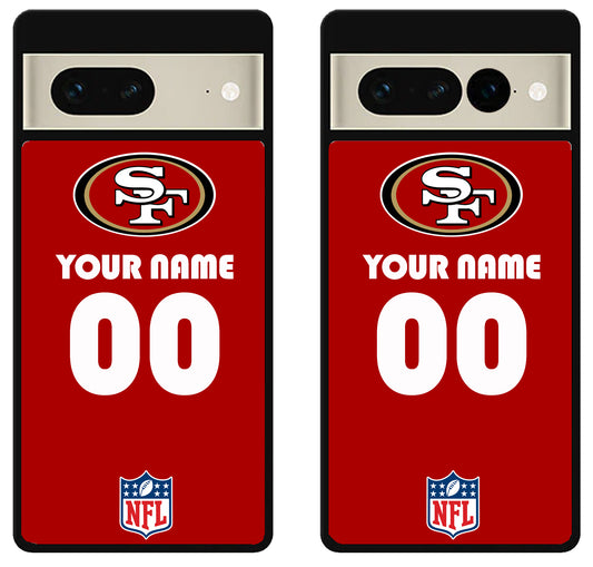 Custom Personalized San Francisco 49ers NFL Google Pixel 7 | 7 Pro Case