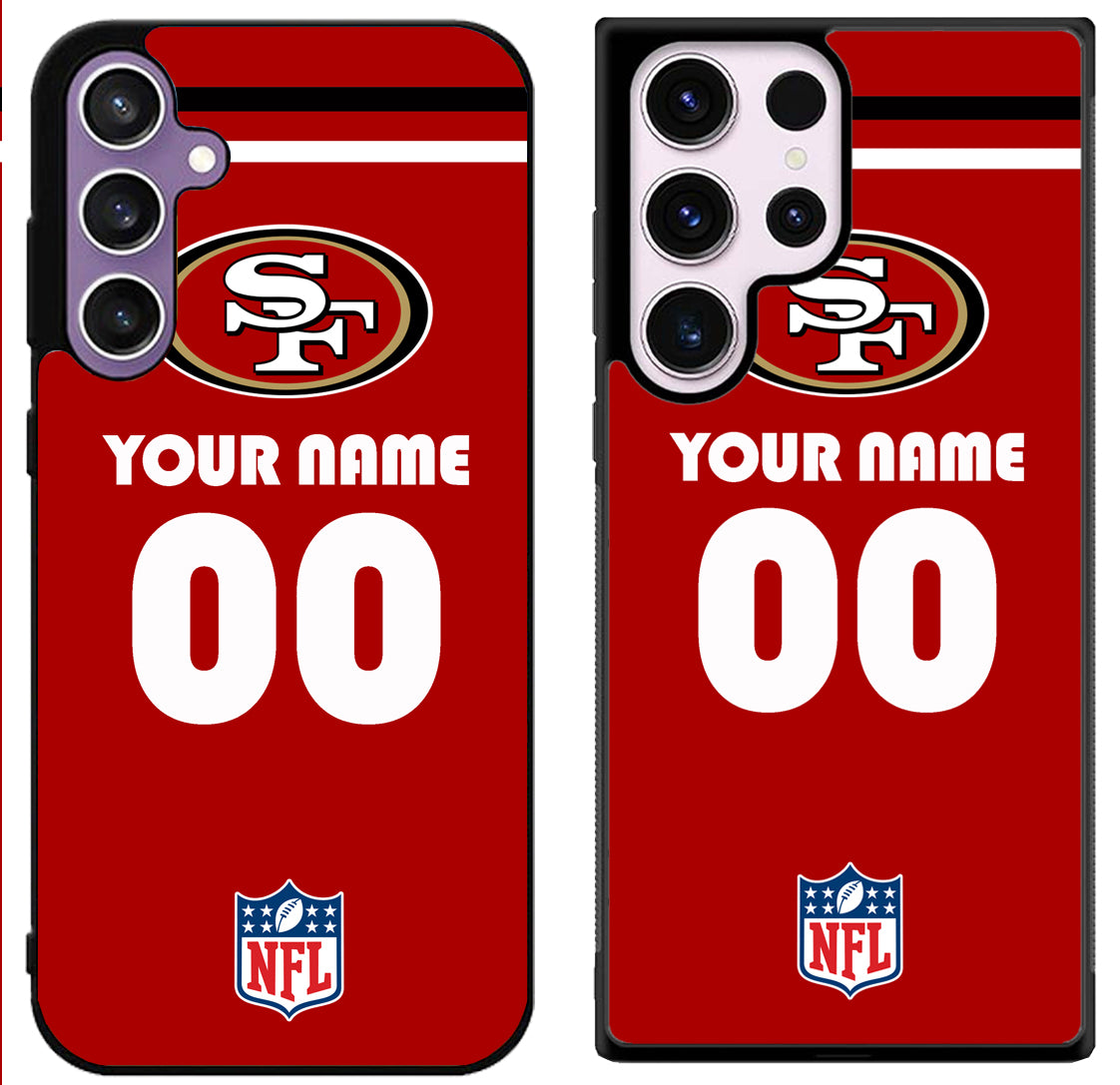 Custom Personalized San Francisco 49ers Samsung Galaxy S24 | S24+ | S24 Ultra Case