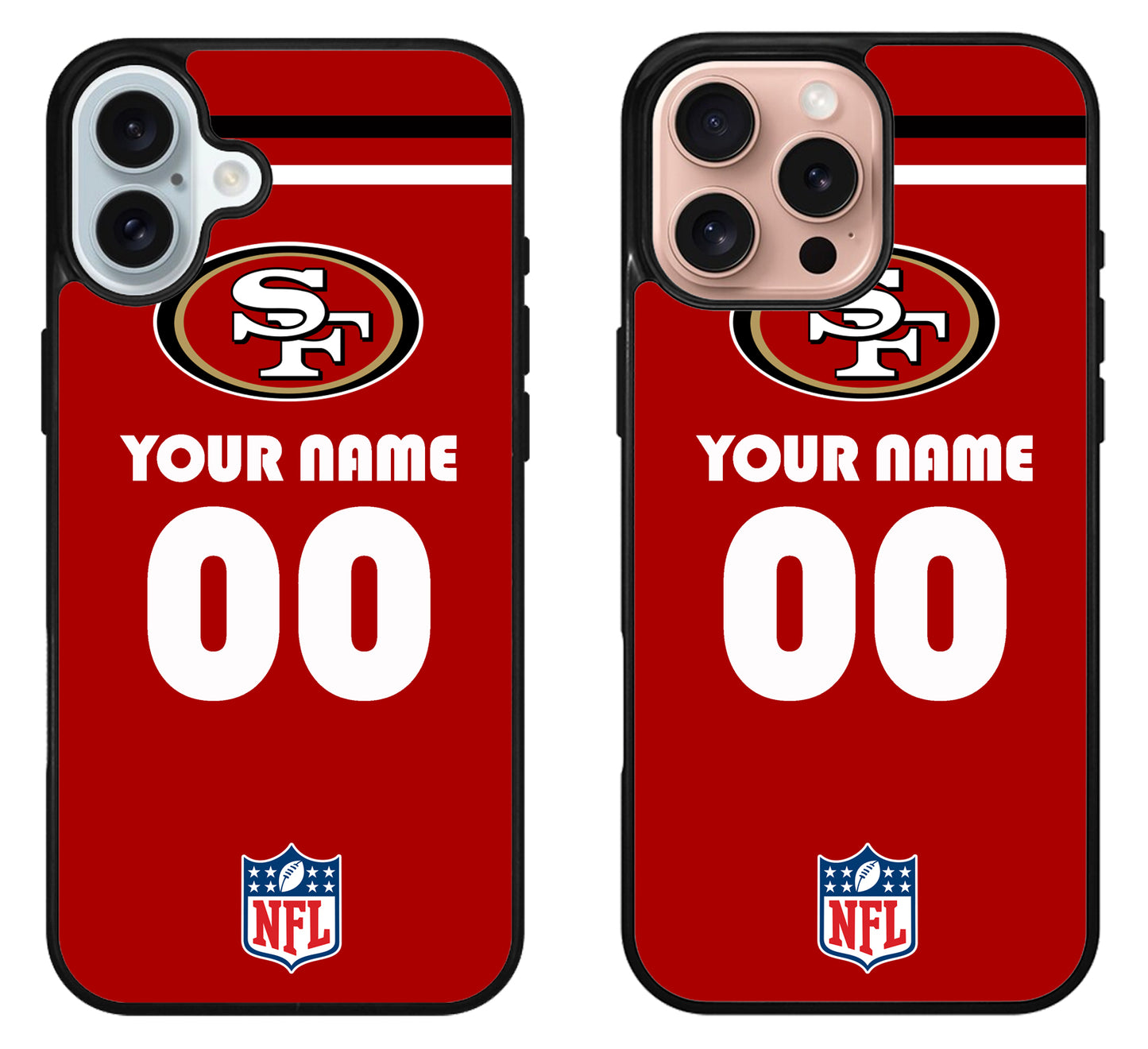 Custom Personalized San Francisco 49ers NFL iPhone 16 | 16 Plus | 16 Pro | 16 Pro Max Case