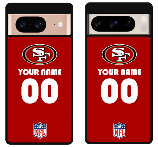Custom Personalized San Francisco 49ers NFL Google Pixel 8 | 8 Pro Case