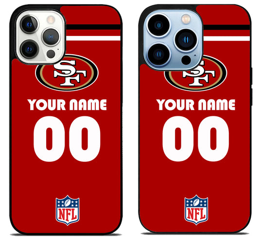 Custom Personalized San Francisco 49ers NFL iPhone 15 Pro | iPhone 15 Pro Max Case