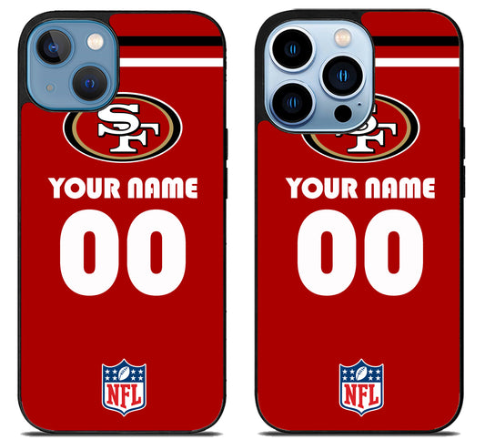 Custom Personalized San Francisco 49ers NFL iPhone 13 | 13 Mini | 13 Pro | 13 Pro Max Case