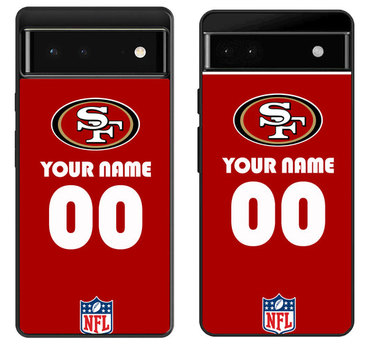 Custom Personalized San Francisco 49ers NFL Google Pixel 6 | 6A | 6 Pro Case