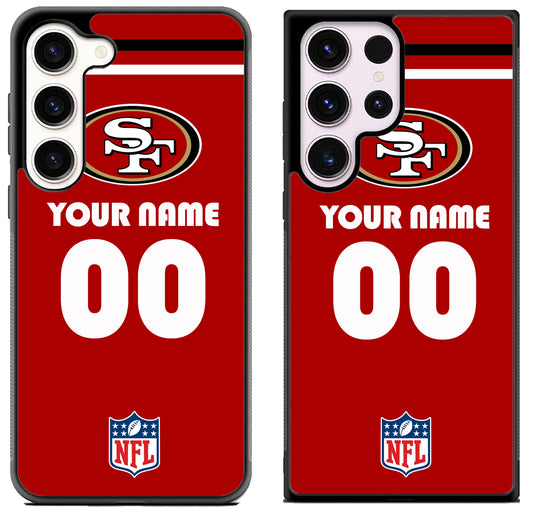 Custom Personalized San Francisco 49ers NFL Samsung Galaxy S23 | S23+ | S23 Ultra Case