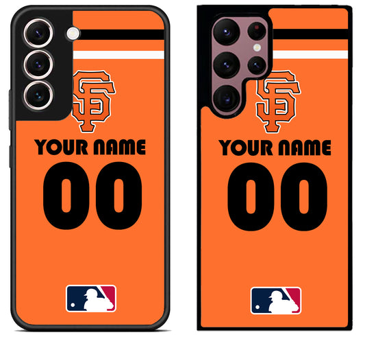 Custom Personalized San Francisco Giants MLB Samsung Galaxy S22 | S22+ | S22 Ultra Case