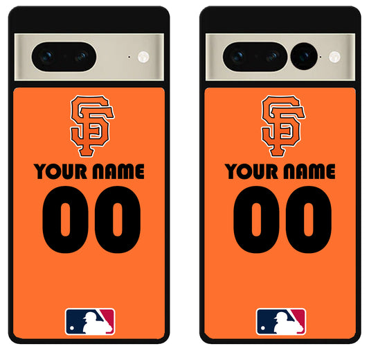 Custom Personalized San Francisco Giants MLB Google Pixel 7 | 7 Pro Case