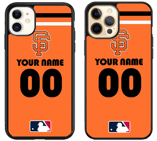 Custom Personalized San Francisco Giants MLB iPhone 12 | 12 Mini | 12 Pro | 12 Pro Max Case