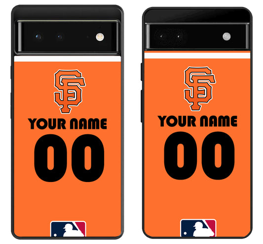 Custom Personalized San Francisco Giants MLB Google Pixel 6 | 6A | 6 Pro Case