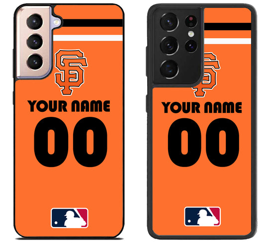 Custom Personalized San Francisco Giants MLB Samsung Galaxy S21 | S21 FE | S21+ | S21 Ultra Case