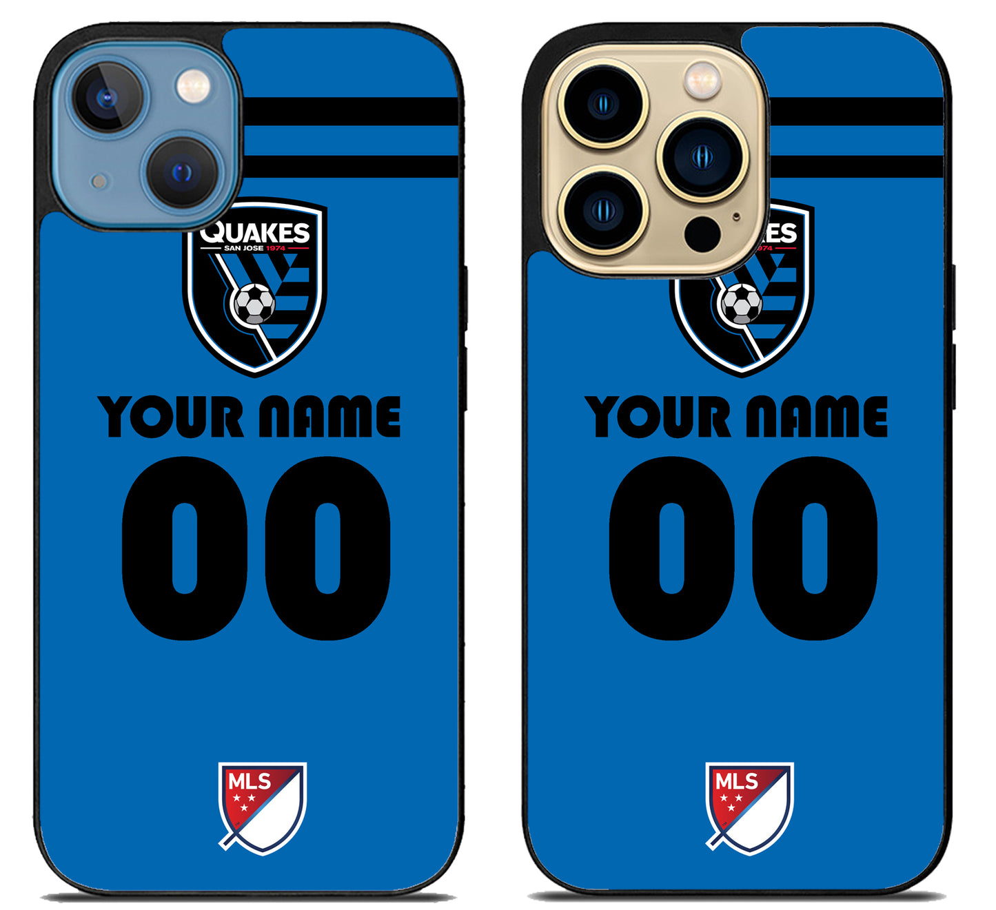 Custom Personalized San Jose Earthquakes MLS iPhone 14 | 14 Plus | 14 Pro | 14 Pro Max Case