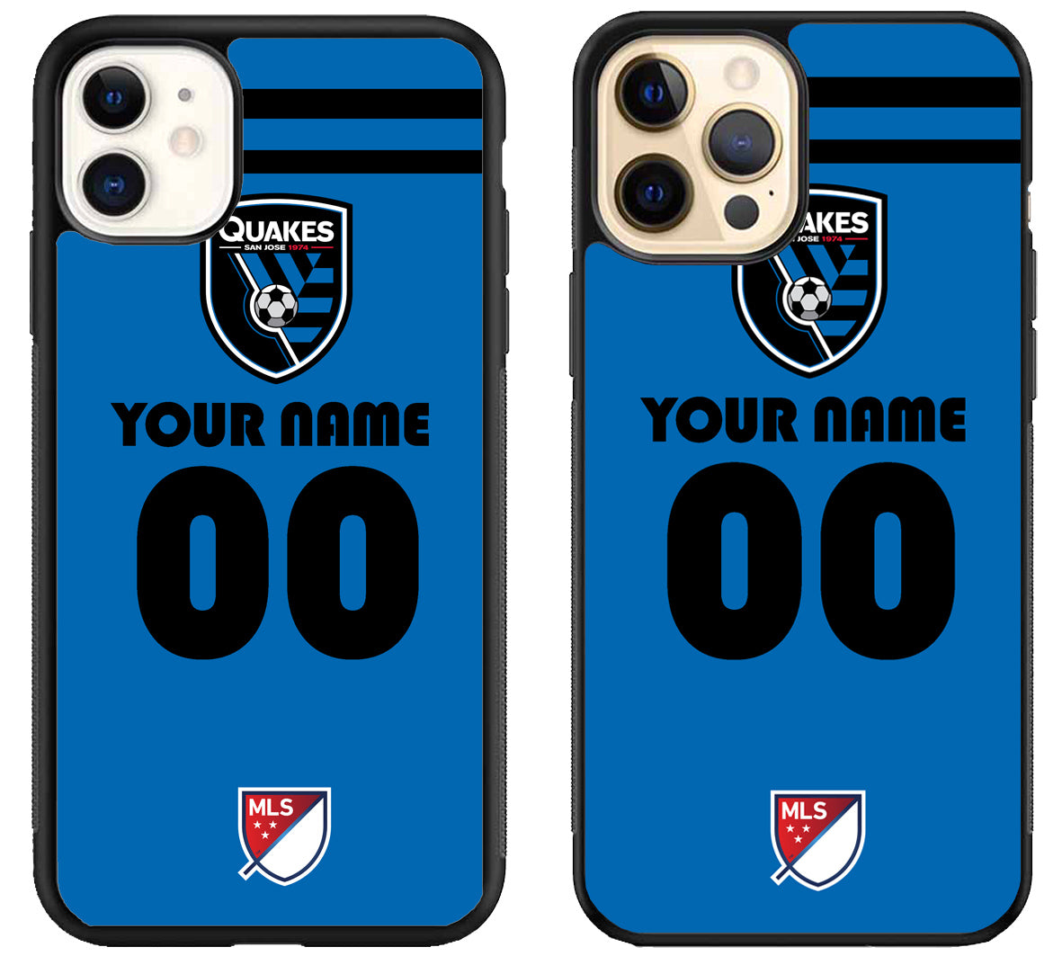 Custom Personalized San Jose Earthquakes MLS iPhone 12 | 12 Mini | 12 Pro | 12 Pro Max Case