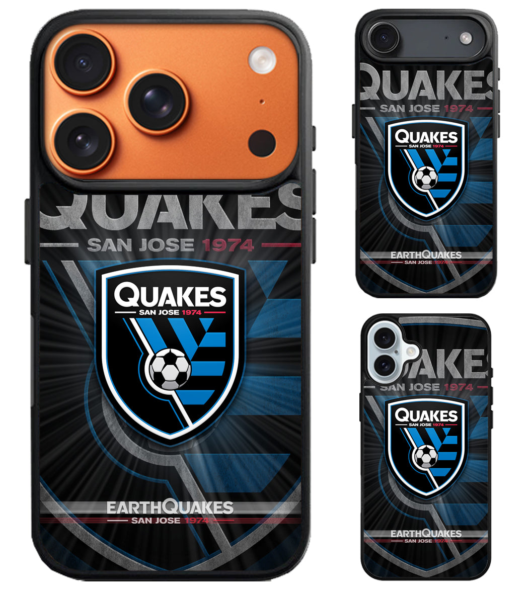 San Jose Earthquakes iPhone Air | iPhone 17 | 17 Pro | 17 Pro Max Case