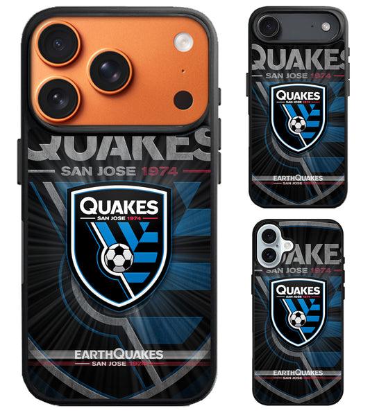 San Jose Earthquakes iPhone Air | iPhone 17 | 17 Pro | 17 Pro Max Case