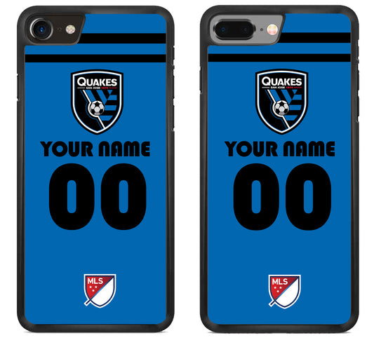 Custom Personalized San Jose Earthquakes MLS iPhone 8 | 8 Plus Case