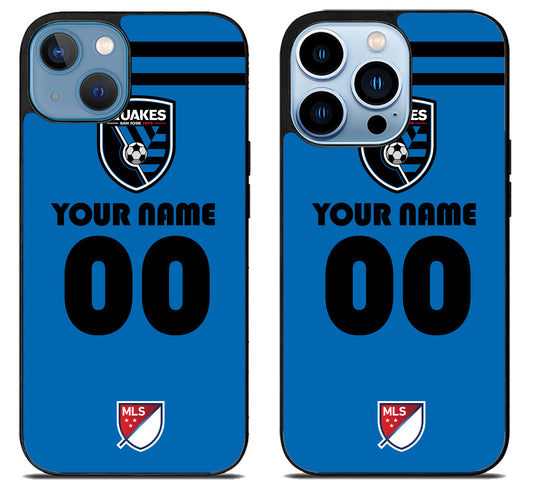 Custom Personalized San Jose Earthquakes MLS iPhone 13 | 13 Mini | 13 Pro | 13 Pro Max Case