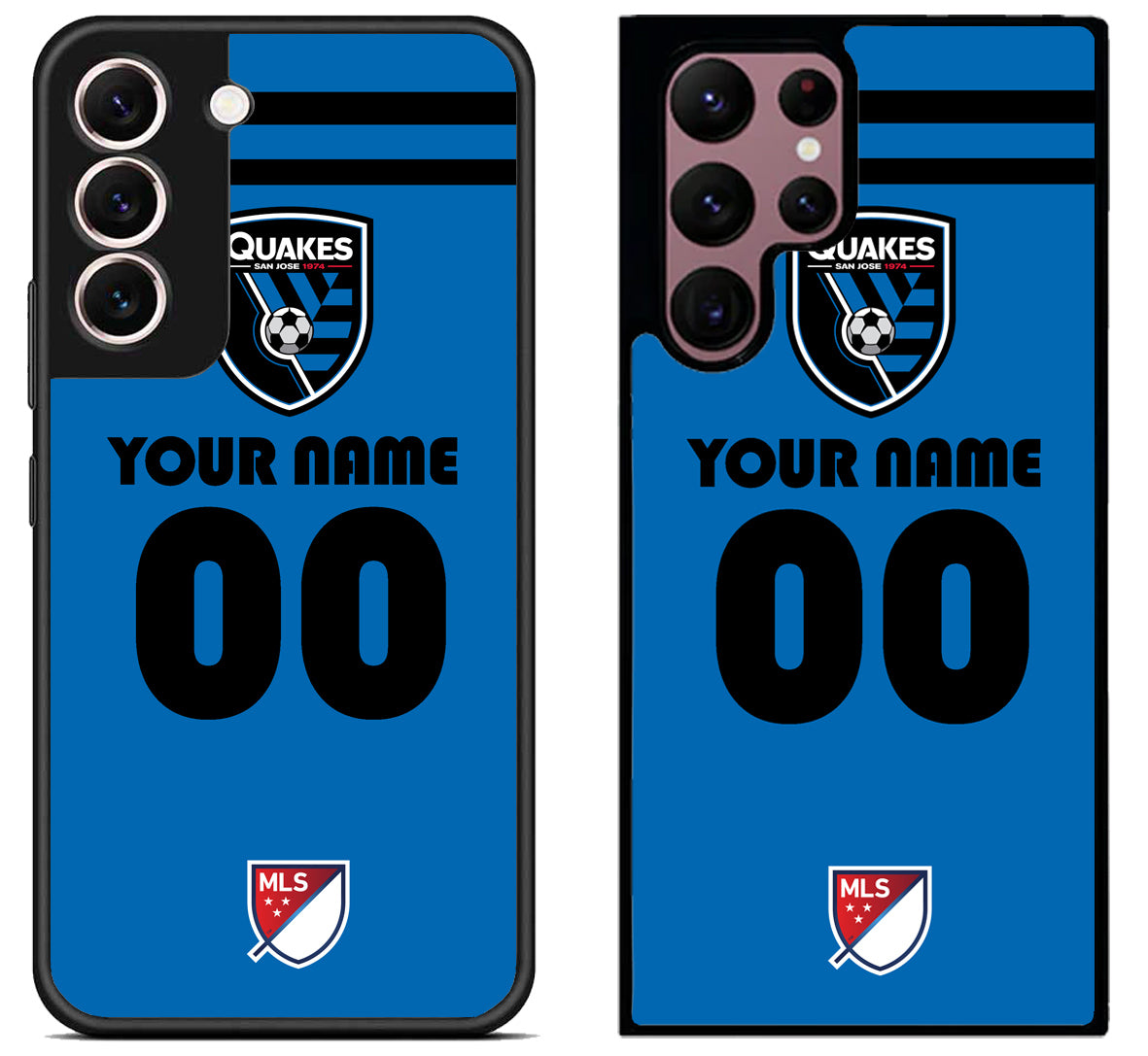 Custom Personalized San Jose Earthquakes MLS Samsung Galaxy S22 | S22+ | S22 Ultra Case