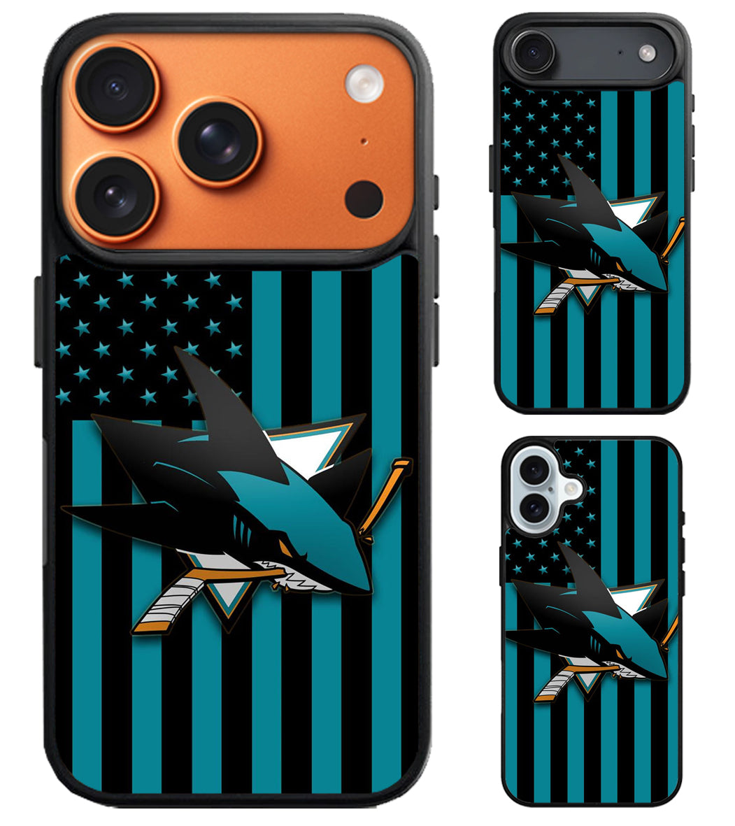 San Jose Sharks Flag iPhone Air | iPhone 17 | 17 Pro | 17 Pro Max Case