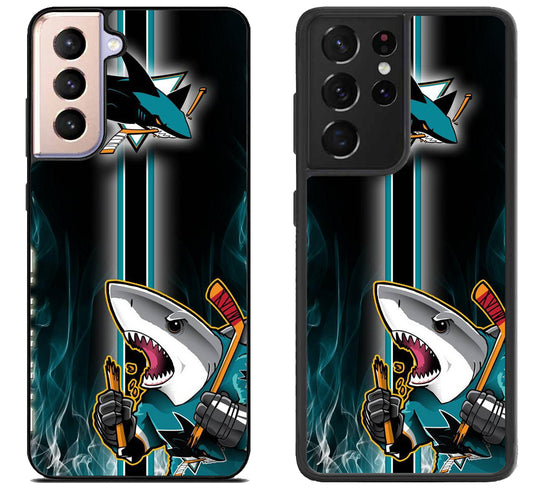 San Jose Sharks Wallpaper Samsung Galaxy S21 | S21 FE | S21+ | S21 Ultra Case