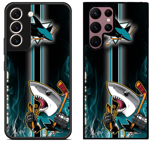 San Jose Sharks Wallpaper Samsung Galaxy S22 | S22+ | S22 Ultra Case