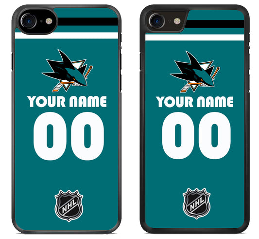 Custom Personalized San Jose Sharks NHL iPhone SE 2020 | iPhone SE 2022 Case
